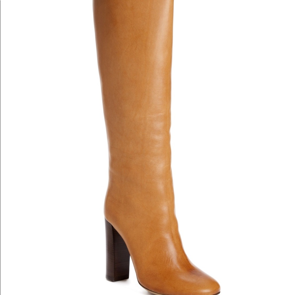 Chloe Brown Knee High Boots